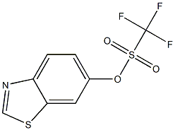 Benzo[d]thiazol-6-yltrifluromethanesulfonate Struktur