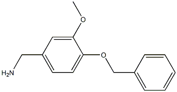 4-BENZYLOXY-3-METHOXYBENZYLAMINE Struktur