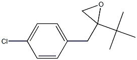 2-TERT-BUTYL-2-(4-CHLOROBENZYL)OXIRANE Struktur