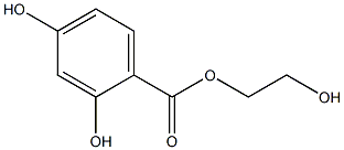 2,4-DIHYDROXYBENZOIC ACID 2-HYDROXYETHYL ESTER 97+% Struktur