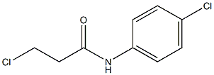 3-CHLORO-N-(4-CHLORO-PHENYL)-PROPIONAMIDE 99% Struktur