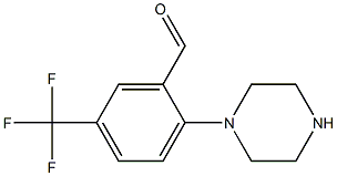 2-PIPERAZIN-1-YL-5-TRIFLUOROMETHYLBENZALDEHYDE, 95+% Struktur