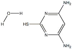 4,6-DIAMINO-2-MERCAPTOPYRIMIDINE HYDRATE 99% Struktur