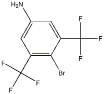 4-BROMO-3,5-BIS(TRIFLUOROMETHYL)ANILINE 97% Struktur