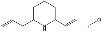 2-ALLYL-6-VINYL-PIPERIDINE HYDROCHLORIDE Struktur