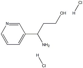 3-AMINO-3-PYRIDIN-3-YL-PROPAN-1-OL 2HCL Struktur