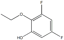 2-ETHOXY-3,5-DIFLUOROYPHENOL Struktur