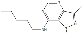 3-METHYL-7-PENTYLAMINOPYRAZOLO[4,3-D]PYRIMIDINE 97% (HPLC) Struktur