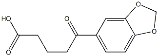 5-[3,4-(METHYLENEDIOXY)PHENYL]-5-OXOVALERIC ACID 95% Struktur