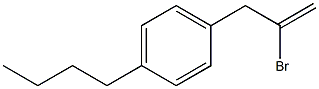 2-BROMO-3-(4-N-BUTYLPHENYL)-1-PROPENE 97% Struktur