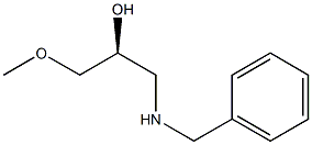 (S)-1-Benzylamino-3-methoxy-propan-2-ol Struktur