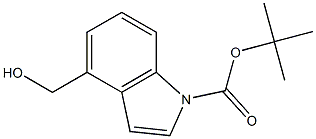 1-BOC-4-HYDRXOYMETHYLINDOLE Struktur