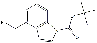 1-BOC-4-BROMOMETHYLINDOLE Struktur