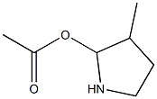 (3-METHYL)PYRROLIDIN-2-YL ACETIC ACID Struktur