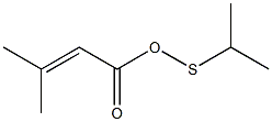 ISOPROPYLTHIO-3-METHYLCROTONATE Struktur