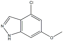 4-CHLORO-6-METHOXYINDAZOLE Struktur