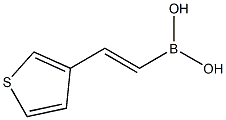 (E)-2-(THIOPHEN-3-YL)ETHENE-1-BORONIC ACID Struktur