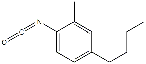 4-N-BUTYL-2-METHYLPHENYL ISOCYANATE Struktur