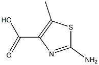 2-amino-5-methyl-1,3-thiazole-4-carboxylic acid Struktur