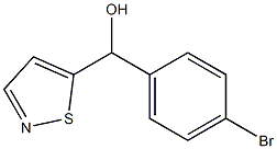 (4-Bromophenyl)(isothiazol-5-yl)methanol
 Struktur