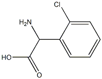 alpha-amino(2-chlorophenyl)acetate Struktur