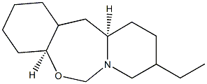 (4As,11Ar)-9-Ethyldodecahydropyrido[1,2-C][1,3]Benzoxazepine Struktur