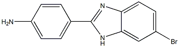 4-(6-BROMO-1H-BENZO[D]IMIDAZOL-2-YL)BENZENAMINE Struktur