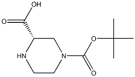 (S)-4-BOC-PIPERAZINE-2-CARBOXYLIC ACID Struktur