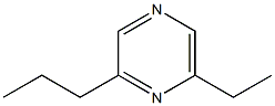 2-METHYL-6-DIETHYLPYRAZINE Struktur