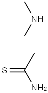 DIMETHYLAMINE THIOACETAMIDE Struktur