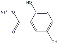 SODIUM 2,5-DIHYDOXY BENZOATE Struktur