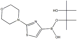 2-MORPHOLINOTHIAZOLE-4-BORONIC ACID PINACOL ESTER Struktur