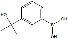 4-(2-HYDROXYPROPAN-2-YL)PYRIDIN-2-YLBORONIC ACID Struktur