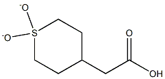 (1,1-DIOXIDOTETRAHYDRO-2H-THIOPYRAN-4-YL)ACETIC ACID Struktur