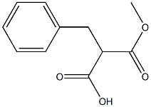 2-BENZYL-3-METHOXY-3-OXOPROPANOIC ACID Struktur