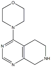 4-MORPHOLIN-4-YL-5,6,7,8-TETRAHYDROPYRIDO[3,4-D]PYRIMIDINE Struktur