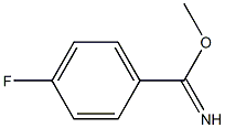 METHYL 4-FLUOROBENZENECARBOXIMIDOATE Struktur