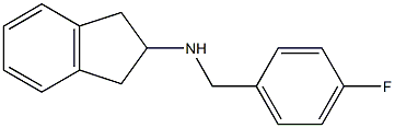 N-(4-FLUOROBENZYL)INDAN-2-AMINE Struktur