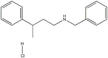 N-BENZYL-3-PHENYLBUTAN-1-AMINE HYDROCHLORIDE Struktur