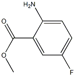 Methyl 2-amino-5-fluorobenzate Struktur