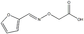 2-{[(2-furylmethylene)amino]oxy}acetic acid Struktur