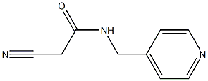 N1-(4-pyridylmethyl)-2-cyanoacetamide Struktur