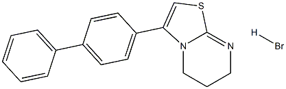 3-[1,1'-biphenyl]-4-yl-6,7-dihydro-5H-[1,3]thiazolo[3,2-a]pyrimidine hydrobromide Struktur