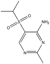 4-Amino-5-isopropylsulphonyl-2-methylpyrimidine Struktur