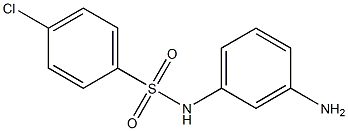 N-(3-aminophenyl)-4-chlorobenzenesulfonamide Struktur