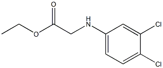 ethyl 2-(3,4-dichloroanilino)acetate Struktur