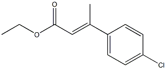 ethyl (E)-3-(4-chlorophenyl)-2-butenoate Struktur