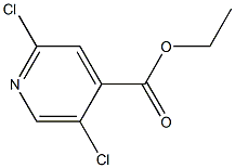 ethyl 2,5-dichloroisonicotinate Struktur