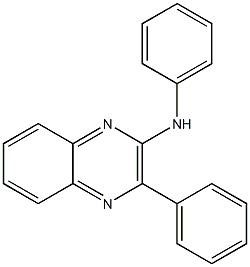 N2,3-diphenylquinoxalin-2-amine Struktur