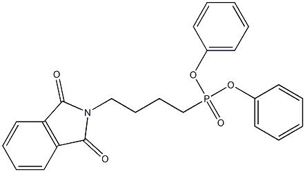 diphenyl 4-(1,3-dioxo-1,3-dihydro-2H-isoindol-2-yl)butylphosphonate Struktur